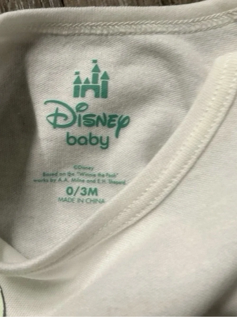 Disney Baby 8 Piece Lot Mickey Pooh Toy Story Bodysuits Size 0-3 Months